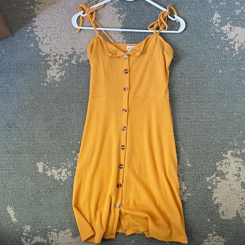 Mustard dress